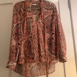 Alice & Olivia Paisley Tunic Top